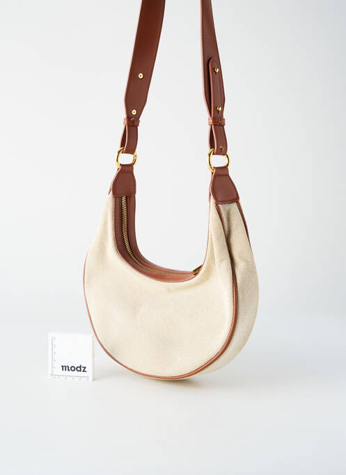 Sac fermeture zippée marron JW PEI femme