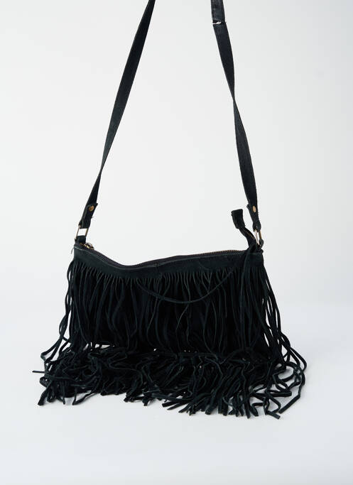 Sac fermeture zippée noir TRAFALUC femme