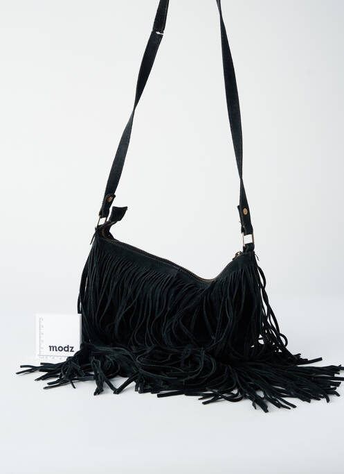 Sac fermeture zippée noir TRAFALUC femme