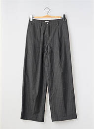 Pantalon droit taille à pinces taille normale gris PIMKIE femme