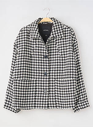 Veste casual coupe droite noir MONKI femme