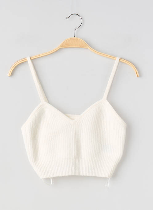 Top stretch sans manche beige H&M femme