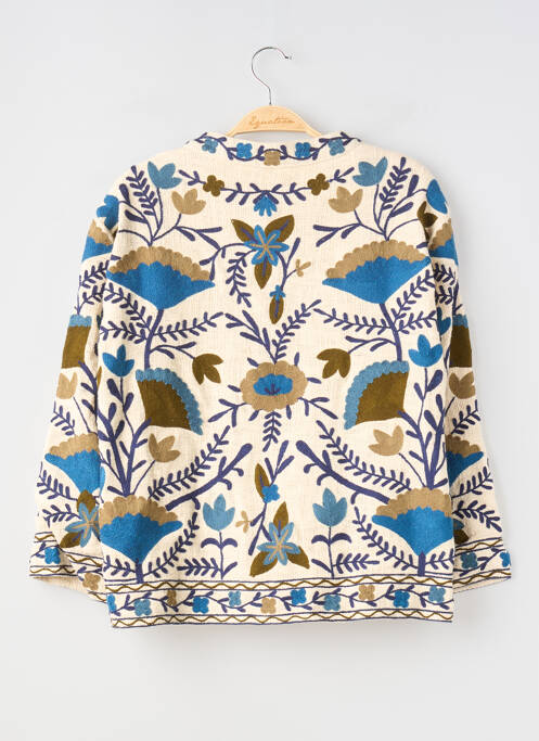 Veste casual col rond beige MAISON 123 femme