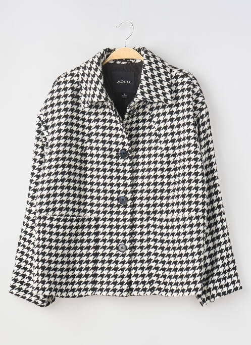 Veste casual coupe droite noir MONKI femme