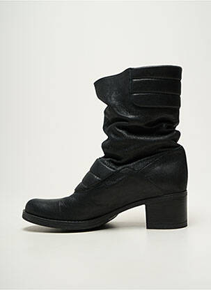 Bottines/boots matière lisse talon de 4 à 6cm noir ESPACE femme