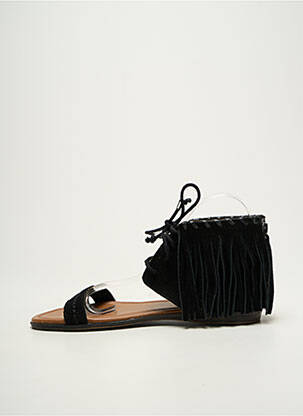 Sandales/nu pieds bout ouvert talon plat jusqu'à 3cm noir MINNETONKA femme