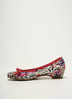 Ballerines impression talon plat jusqu'à 3cm rouge CARACTERE femme