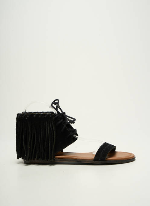 Sandales/nu pieds bout ouvert talon plat jusqu'à 3cm noir MINNETONKA femme