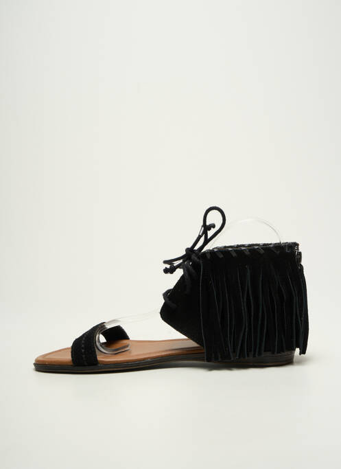 Sandales/Nu pieds noir MINNETONKA femme