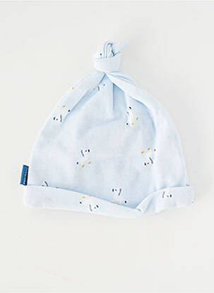 Bonnet imprimé fantaisie bleu P'TIT BISOU garçon