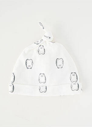 Bonnet doublure blanc MARESE garcon