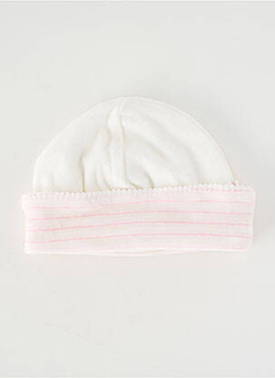 Bonnet doublure rose P'TIT BISOU fille