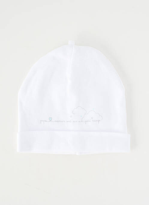 Bonnet blanc P'TIT BISOU enfant