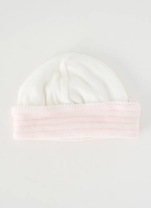 Bonnet doublure rose P'TIT BISOU fille