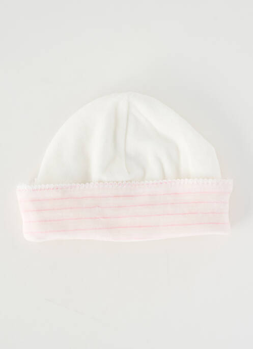 Bonnet doublure rose P'TIT BISOU fille