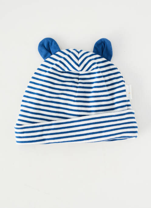 Bonnet doublure bleu P'TIT BISOU garcon