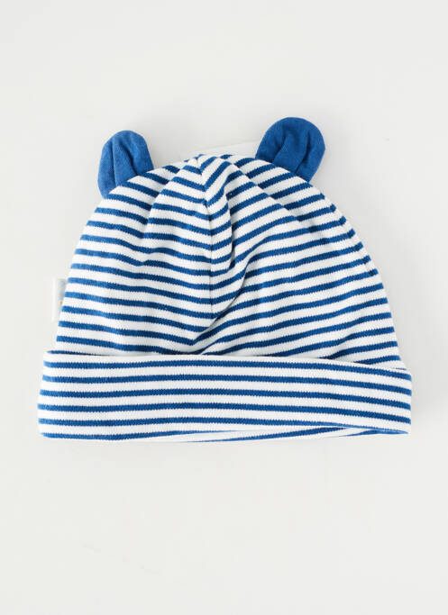 Bonnet doublure bleu P'TIT BISOU garcon