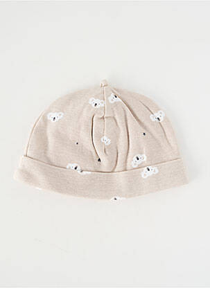 Bonnet imprimé fantaisie beige MARESE garcon