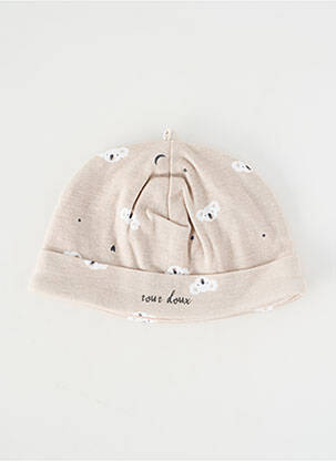 Bonnet imprimé fantaisie beige MARESE garcon