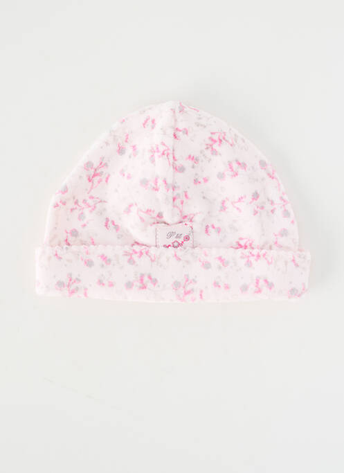 Bonnet rose P'TIT BISOU fille