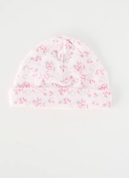 Bonnet rose P'TIT BISOU fille