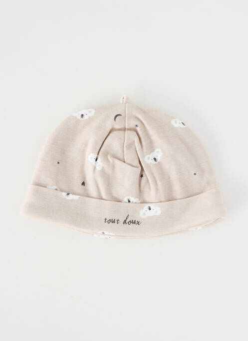 Bonnet imprimé fantaisie beige MARESE garcon