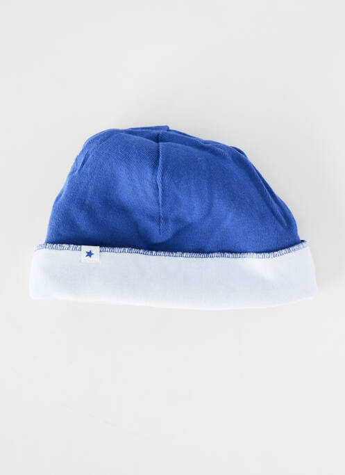 Bonnet doublure bleu P'TIT BISOU garcon