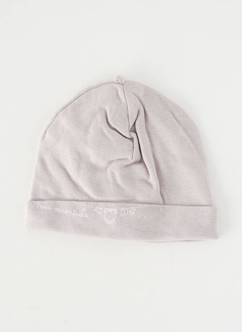 Bonnet imprimé fantaisie gris P'TIT BISOU garcon