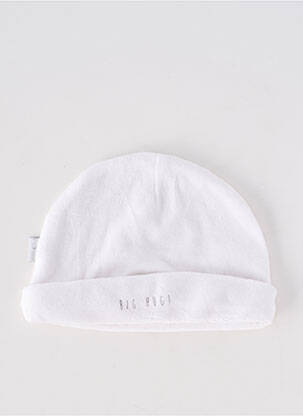 Bonnet blanc P'TIT BISOU enfant