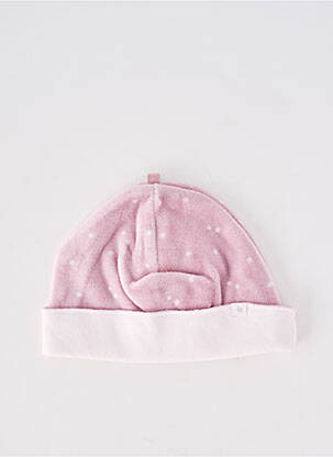 Bonnet rose P'TIT BISOU fille