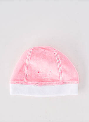 Bonnet rose P'TIT BISOU fille