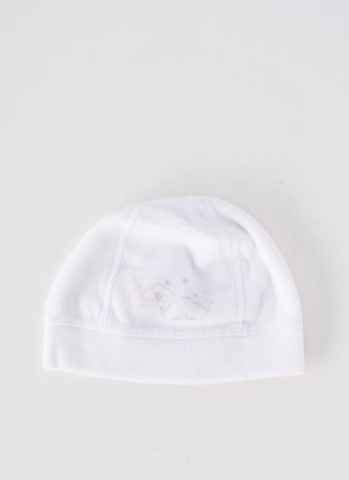 Bonnet blanc P'TIT BISOU enfant