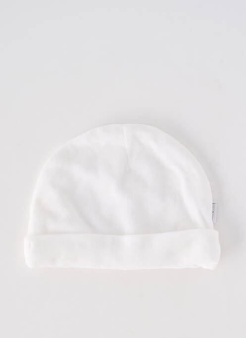 Bonnet blanc P'TIT BISOU enfant