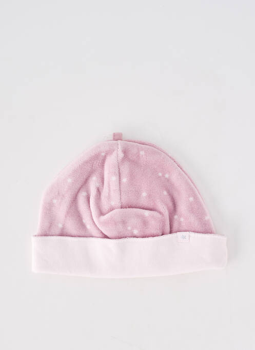 Bonnet rose P'TIT BISOU fille