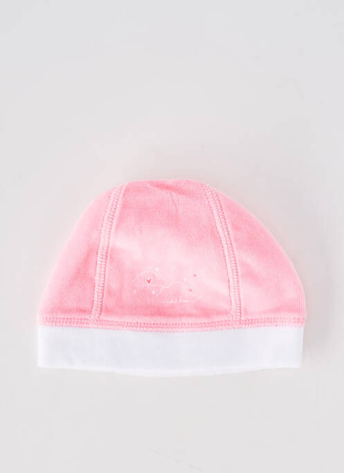 Bonnet rose P'TIT BISOU fille