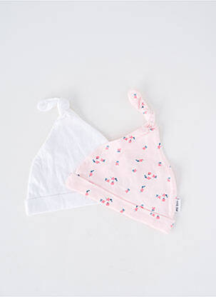 Bonnet rose P'TIT BISOU fille