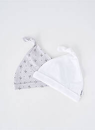 Bonnet imprimé fantaisie gris P'TIT BISOU garcon