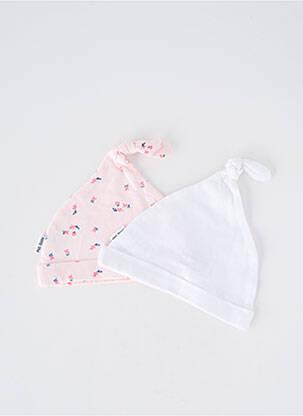 Bonnet rose P'TIT BISOU fille