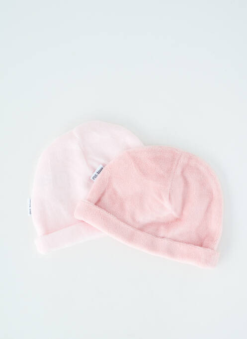 Bonnet rose P'TIT BISOU fille