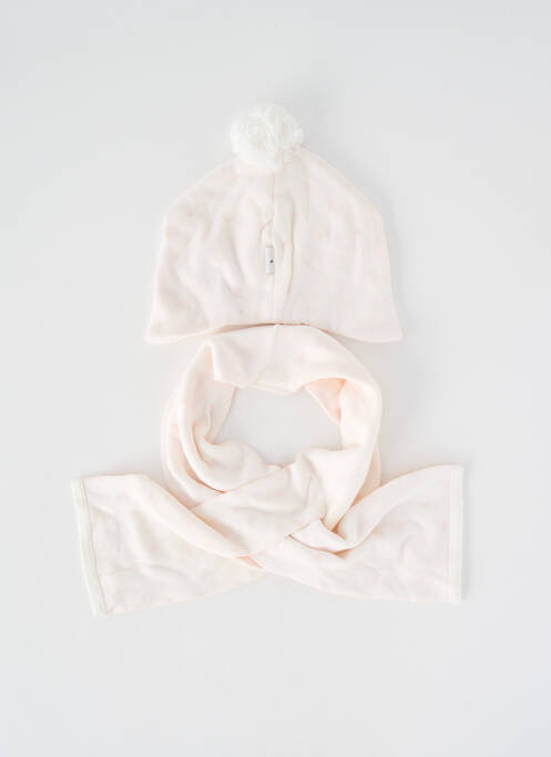 Bonnet doublure rose P'TIT BISOU fille
