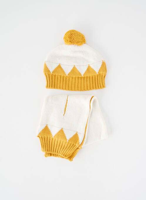 Bonnet doublure jaune MARESE enfant