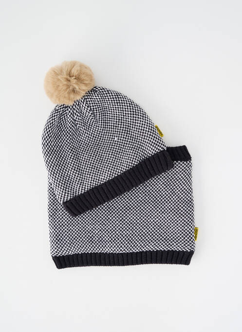 Bonnet doublure noir NANO & NANETTE enfant