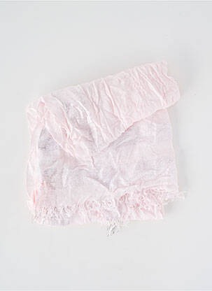 Echarpe effet matière satinée rose MARESE fille
