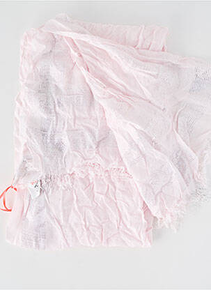 Echarpe effet matière satinée rose MARESE fille