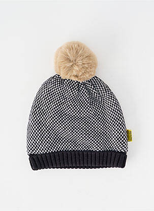 Bonnet doublure noir NANO & NANETTE enfant