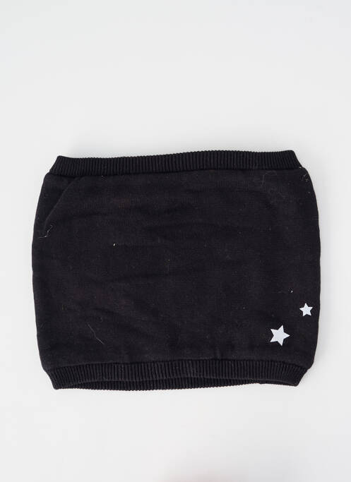 Col / tour de cou coutures renforcées noir NANO & NANETTE fille