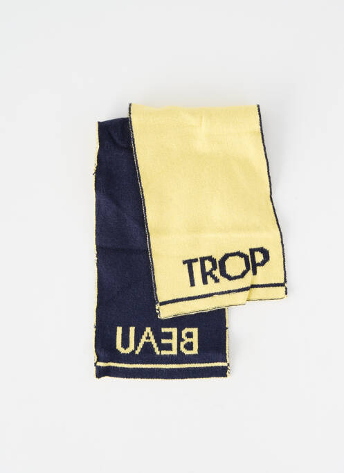 Echarpe maille opaque jaune MARESE garcon