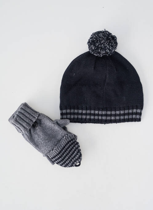 Bonnet bord-côtes gris MARESE garcon