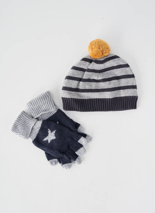 Bonnet maille fine gris MARESE garcon