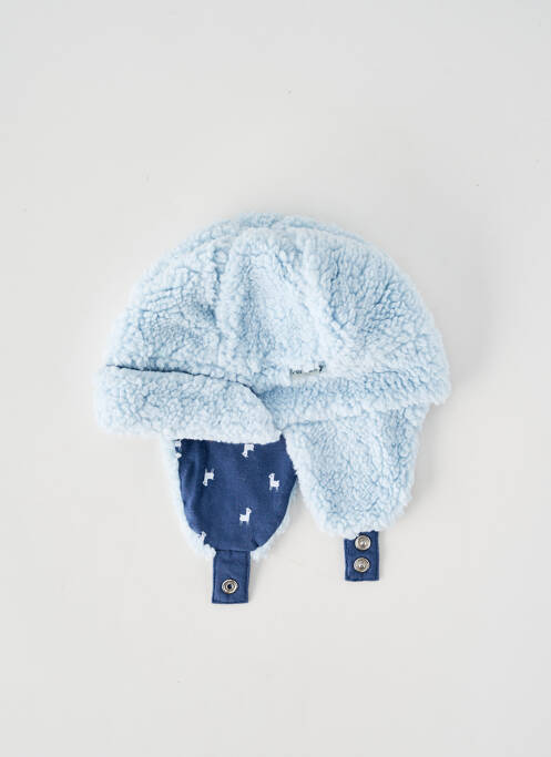 Bonnet doublure bleu P'TIT BISOU garcon